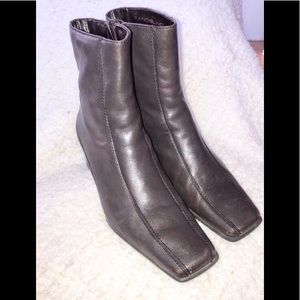 Bandolino brown leather mid calf Selene Booty 7.